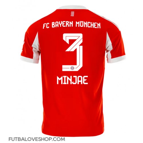Dres Bayern Munich Kim Min-jae #3 Domáci 2025-26 Krátky Rukáv